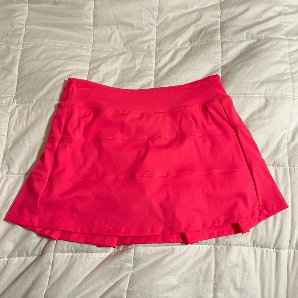 Pink tennis skirt